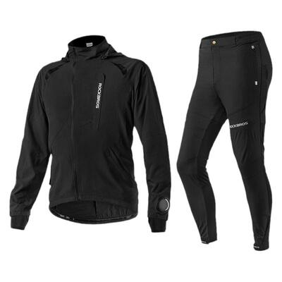 洛克兄弟骑行服套装运动单车薄款