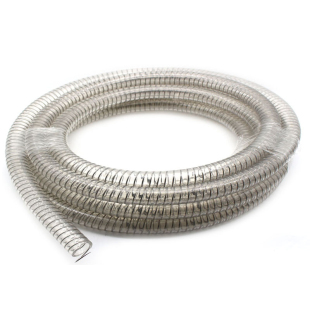 pu食品级无毒无味塑料钢丝软管输酒醋输奶食用油液体输送透明软管