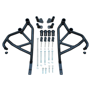 适用豪爵铃木GSX250护杠防摔保险杠gsx250r竞技杠货架挡泥板改装