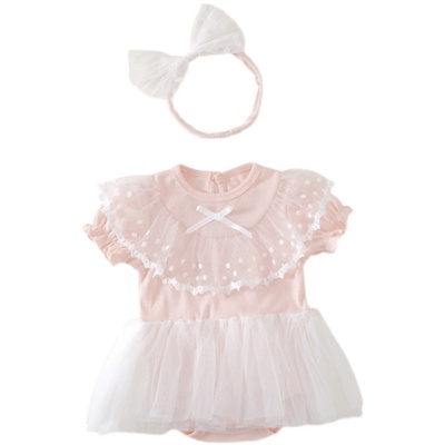 满月婴儿衣服夏季新生儿女宝宝