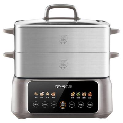 【全钢0塑】九阳猛火速蒸电蒸锅