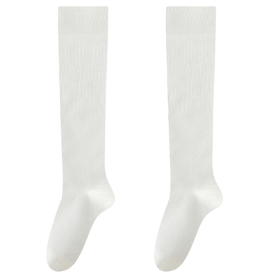 moremoil长筒女纯棉压力jk小腿袜