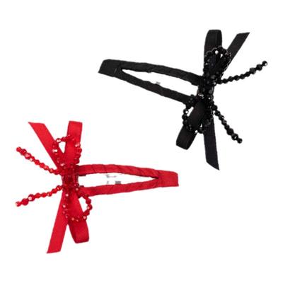 DAINEI岱妮璀璨星语蝴蝶结对夹