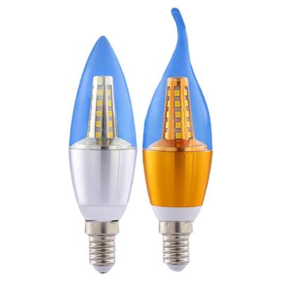 led蜡烛灯泡e14小螺口e27螺旋节能5W7W9W12W拉尾尖泡水晶吊灯光源