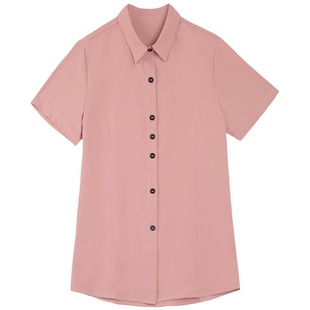 中年女士短袖衬衫2025夏季新款妈妈半袖雪纺上衣洋气高端大码衬衣