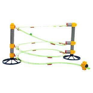 意大利启迪高难度拼装过山车轨道滚珠玩具8岁以上天空之桥过山车
