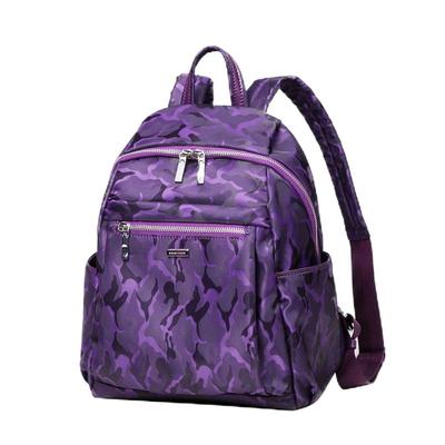 新款女士双肩背包休闲尼龙旅行包