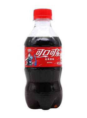 可口可乐300ML瓶装经典迷你碳酸汽水饮料雪碧芬达组合装整箱