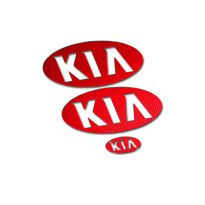 起亚智跑狮跑K5K2索兰托赛拉图秀尔车标贴纸前后标碳纤维车标贴纸