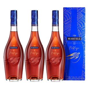 【自营】法国进口Martell马爹利名士名仕VSOP干邑白兰地700ml*3瓶