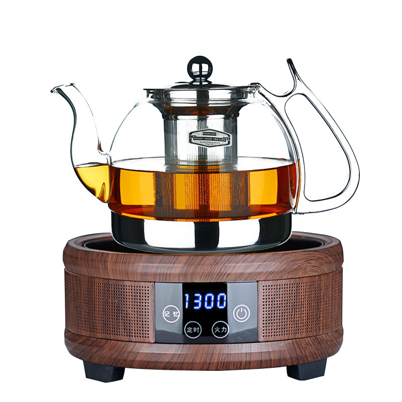 玻润 耐高温玻璃泡茶壶电热陶炉烧水煮茶器过滤普洱黑茶具套装