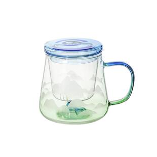 故宫淘宝|千里江山高硼硅杯子玻璃杯茶博物馆文创生毕业日礼物