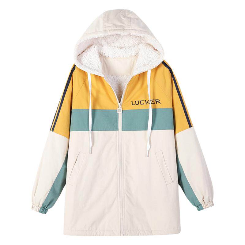 加绒加厚外套少女秋冬装新品