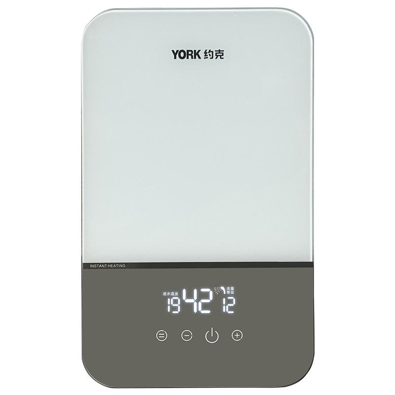 约克（YORK）即热式电热水器小型变频恒温家用免储水热水器DJ3A