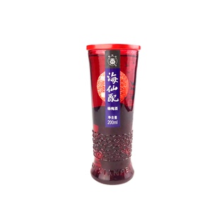 海仙配杨梅酒旗舰店200ml瓶8瓶装 舟山  普陀山特产正宗低度果酒