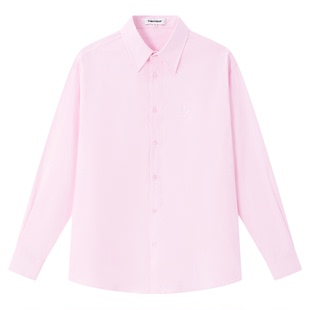 【明星同款】CLIMAX VISION高支纯棉牛津布十字花刺绣长袖衬衫