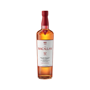 【自营】MACALLAN麦卡伦12年经典雪莉桶单一麦芽威士忌新版礼盒