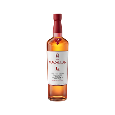 【自营】MACALLAN麦卡伦12年经典雪莉桶单一麦芽威士忌新版礼盒