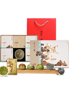 南宋胡记低糖龙井茶酥礼盒220g