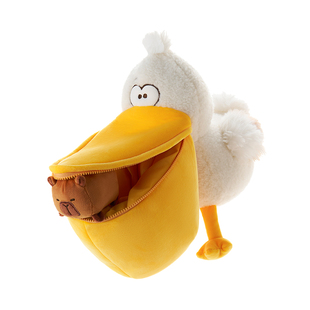 无限元气幻象 kkv鹈鹕系列卡皮巴拉毛绒公仔玩偶抱枕靠垫收纳包