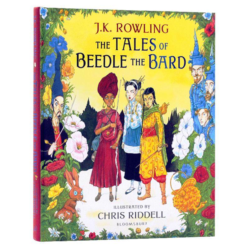 诗翁彼豆故事集 插图版 英文原版小说 The Tales of Beedle the Bard illustrated edition 哈利波特系列外传 JK罗琳 进口英语书籍