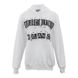 【陈列品】Moschino/莫斯奇诺女士别针字母卫衣XY