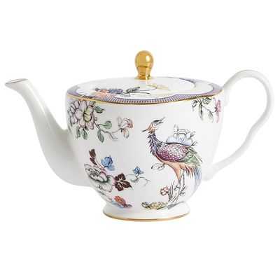 WEDGWOOD威基伍德幸运彩雀骨瓷茶壶糖盅奶罐茶具礼盒乔迁礼物