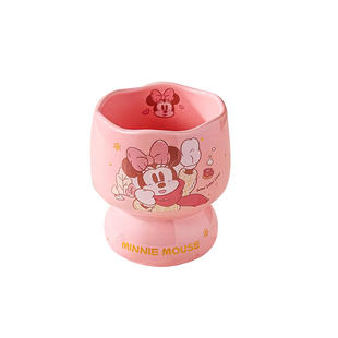迪士尼米奇咖啡手握杯情侣对杯陶瓷喝水杯新年礼物礼盒装年会礼品