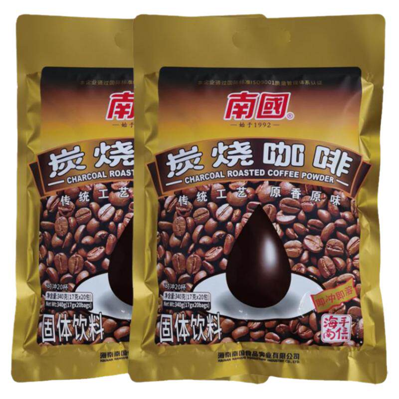 海南特产南国炭烧椰奶咖啡340克