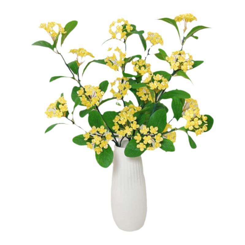 手工桂花diy串珠材料包金黄色制作套装田园家居仿真花学生环创花