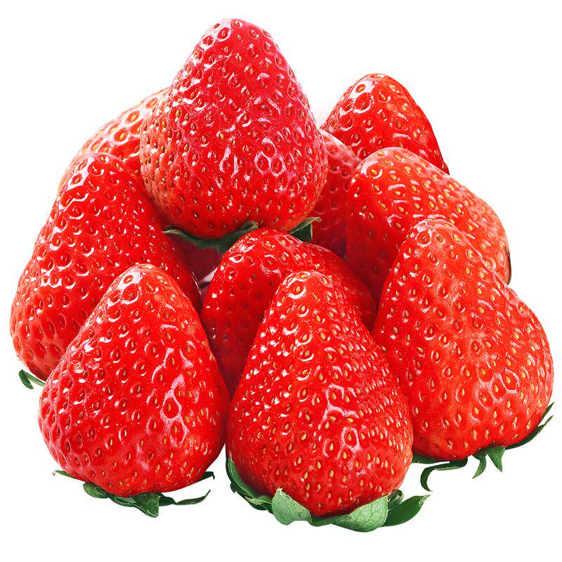 丹东99草莓新鲜水果应当季红颜奶油现货九九牛奶大整箱3顺丰包邮