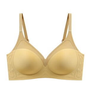 无痕固定杯bra内衣女小胸聚拢文胸无钢圈调整型收副乳运动薄
