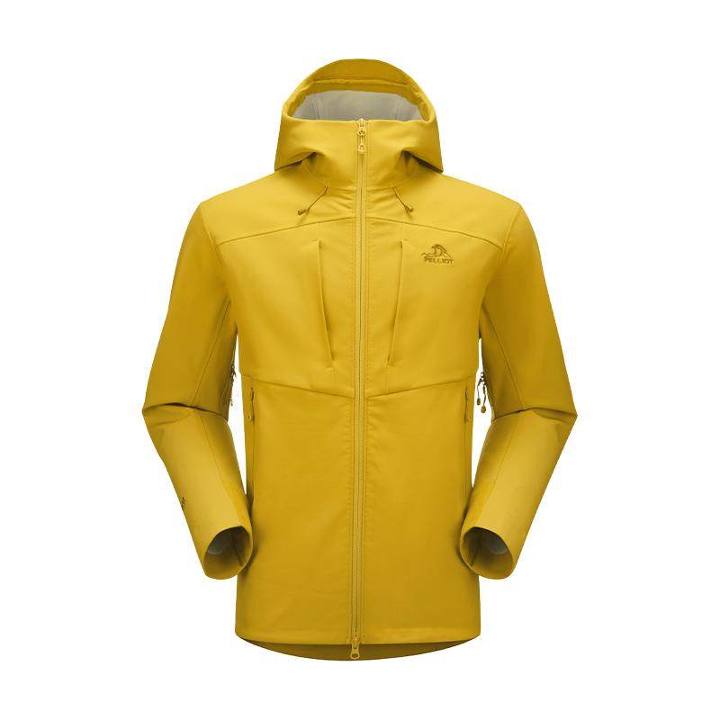 【风盾P25】伯希和户外软壳衣男冬保暖新款eVent专业防风冲锋外套