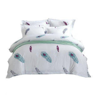 中式被套单件纯棉定做150x180x200x220x229x230酒店被罩248x250cm