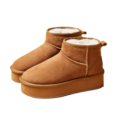 snowelf雪地靴冬季保暖内增高