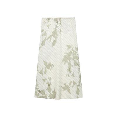 【季末甄选】MAX&Co.25秋冬新品斜纹印花轻薄半身裙6106035102