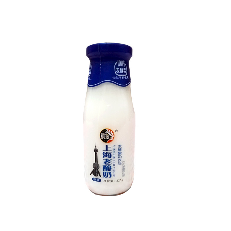 上海老酸奶发酵饮品黄桃