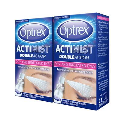 【自营】Optrex爱滴氏润眼喷雾眼药水缓解眼干眼疲劳眼痒泪眼2盒