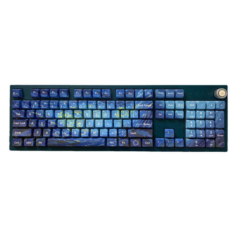 深海星空主题五面热升华PBT键帽MDA高度134键适配大部分键盘海底