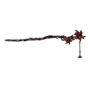 原创暗黑曼陀罗发簪小众设计甜酷发钗新中式暗黑风辣妹高级感发饰