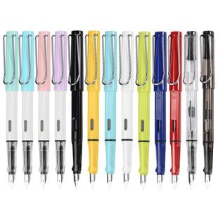 永生3000A钢笔专卖店正姿钢笔10支装消字笔可擦100支墨囊送吸墨器三年级小学生专用初学者练习可替换墨囊钢笔