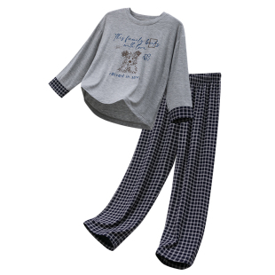 闭眼入！网红同款儿童睡衣套装女童莫代尔睡衣初中生家居服女孩