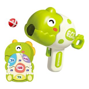 网红爆款儿童恐龙弹射枪粘粘球套装射击标靶玩具益智互动球类运动