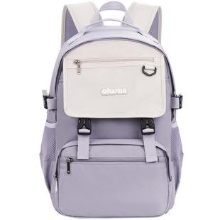 爱华仕书包女初中生新款超轻背包高中生大容量护脊学生双肩书包男