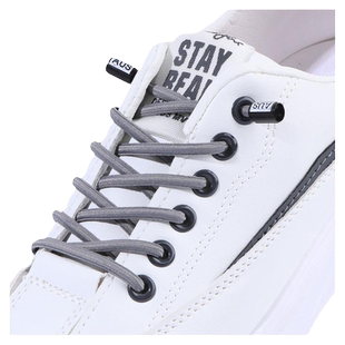 鞋带懒人免系鞋带神器男女款板鞋弹力松紧固定器半圆形黑白色卡扣