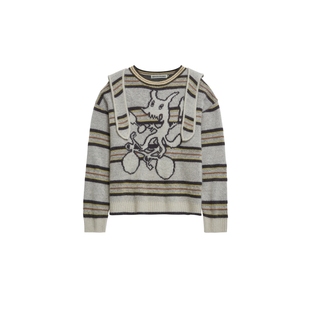 IIIVIVINIKO2025冬新款艺术家合作系列印花毛衣女M540143619E