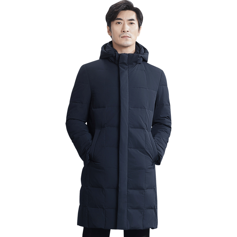 红都商务休闲男士羽绒服