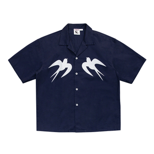 【249元任选三件】玩乐局Onceok纯棉衬衫男女同款休闲薄款衬衣