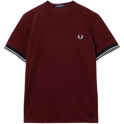 FREDPERRY圆领短袖T恤时尚质感