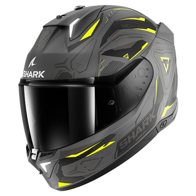 法国Shark鲨鱼Skwal i3全盔防雾骑行头盔LED灯户外出游通勤骑行盔